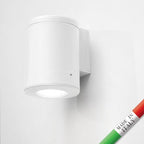 Applique da Parete in Resina FRANCA 90 1L Bianco IP55 con GU10 3,5W CCT
