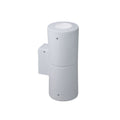 Applique da Parete in Resina FRANCA 90 2L Bianco IP55 GU10 7W CCT