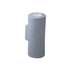 Applique da Parete in Resina FRANCA 90 2L Grigio IP55 GU10 7W CCT