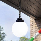 Lampada a Sospensione in Resina SICHEM/G250 Nero Opale IP66 E27
