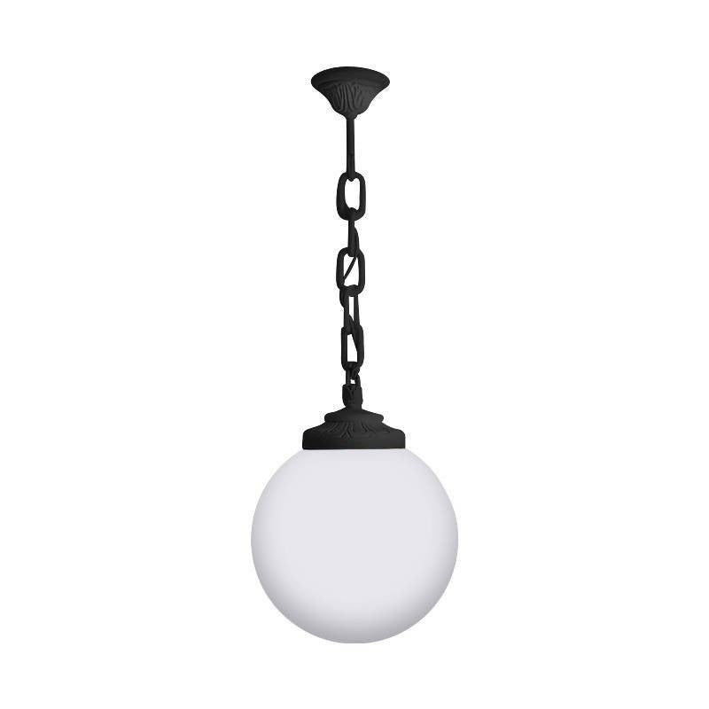 Lampada a Sospensione in Resina SICHEM/G250 Nero Opale IP66 E27