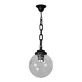 Lampada a Sospensione in Resina SICHEM/G250 Nero Trasparente IP66 E27