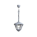Lampada a Sospensione in Resina SICAR DARIO Grigio Trasparente IP55 E27