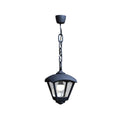 Lampada a Sospensione in Resina SICAR DARIO Nero Trasparente IP55 E27