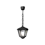 Lampada a Sospensione in Resina SICAR ROBY Nero Trasparente IP55 E27