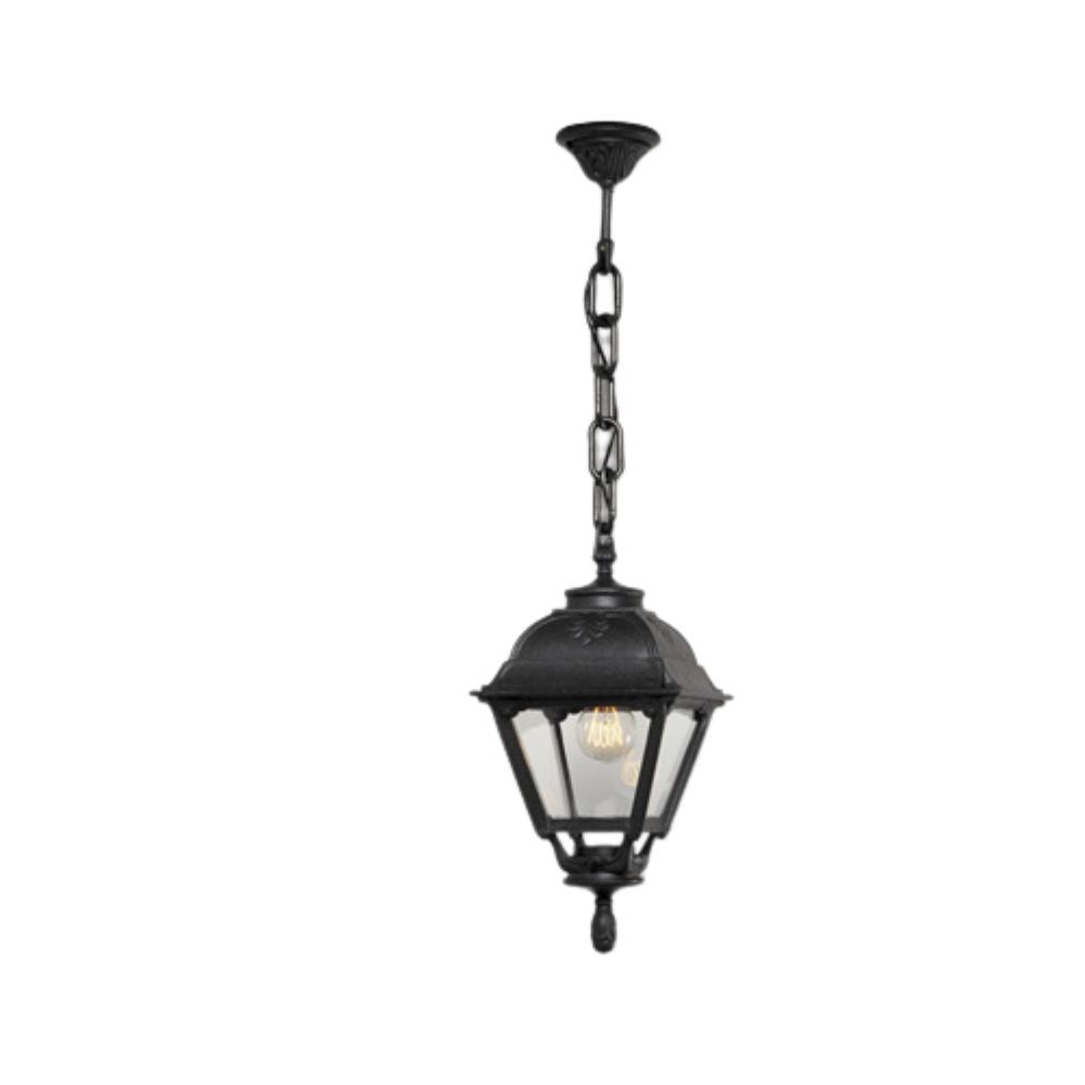 Lampada a Sospensione in Resina SICHEM CEFA Nero Trasparente IP55 E27