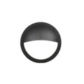Plafoniera Rotonda da Parete o Soffitto in Resina LUCIA EL Nero Opale IP66 E27