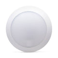 Plafoniera Rotonda da Parete o Soffitto in Resina BERTA Bianco Opale IP66 E27