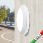 Plafoniera Rotonda da Parete o Soffitto in Resina BERTA Bianco Opale IP66 E27