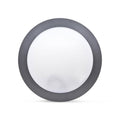Plafoniera Rotonda da Parete o Soffitto in Resina BERTA Nero Opale IP66 E27