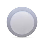 Plafoniera Rotonda da Parete o Soffitto in Resina BERTA Grigio Opale IP66 E27