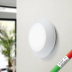 Plafoniera da Parete o Soffitto in Resina BERTINA Bianco con GX53 10W CCT