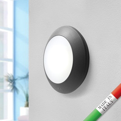 Plafoniera da Parete o Soffitto in Resina BERTINA Nero con GX53 10W CCT