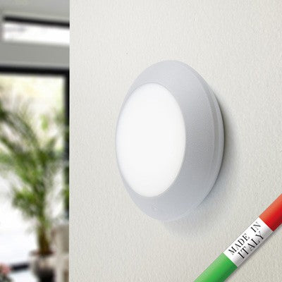 Plafoniera da Parete o Soffitto in Resina BERTINA Grigio con GX53 10W CCT