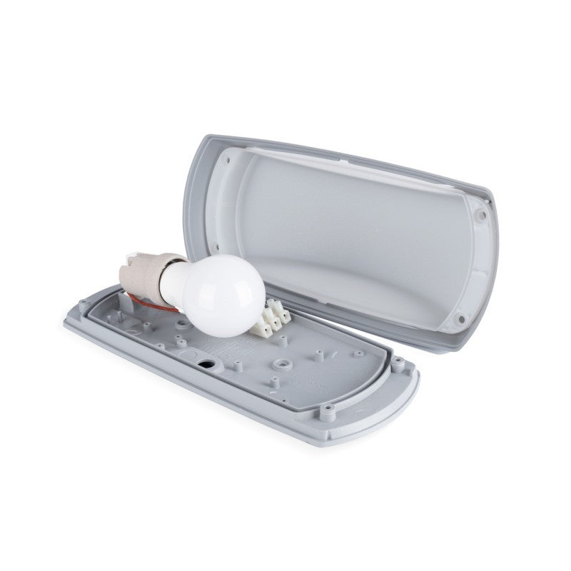 Applique in Resina Up & Down FRANCY WALL Grigio IP55 E27 CCT