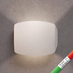 Applique in Resina ABRAM 150 Bianco IP55 con LED R7S 3,5W CCT