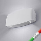 Applique in Resina ABRAM 190 Bianco IP55 con LED R7S 7,5W CCT