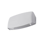 Applique in Resina ABRAM 190 Bianco IP55 con LED R7S 7,5W CCT