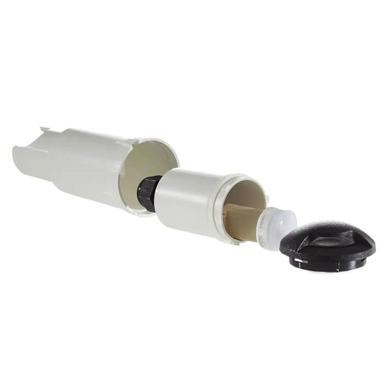 Segnapasso in Resina Faretto Carrabile ALDO 1L Nero con G9 1,7W 4000K
