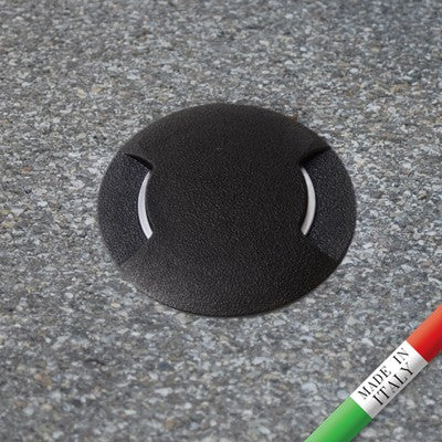 Segnapasso in Resina Faretto Carrabile CECI 90 2L Nero con GU10 CCT