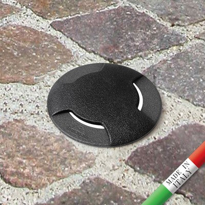 Segnapasso in Resina Faretto Carrabile CECI 90 3L Nero con GU10 3,5W CCT
