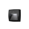 Segnapasso in Resina LORENZA 150 Nero IP55 con R7S 3,5W CCT
