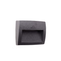Segnapasso in Resina LORENZA 190 Nero IP55 con R7S 7,5W CCT