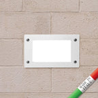 Segnapasso da Incasso in Resina LETI 200 Bianco IP66 con GX53 3W CCT