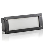 Segnapasso da Incasso in Resina LETI 300 Nero IP66 E27