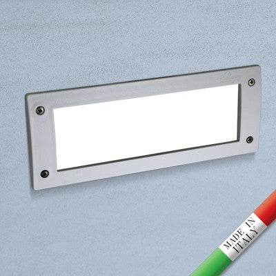 Segnapasso da Incasso in Resina LETI 300 Grigio IP66 E27