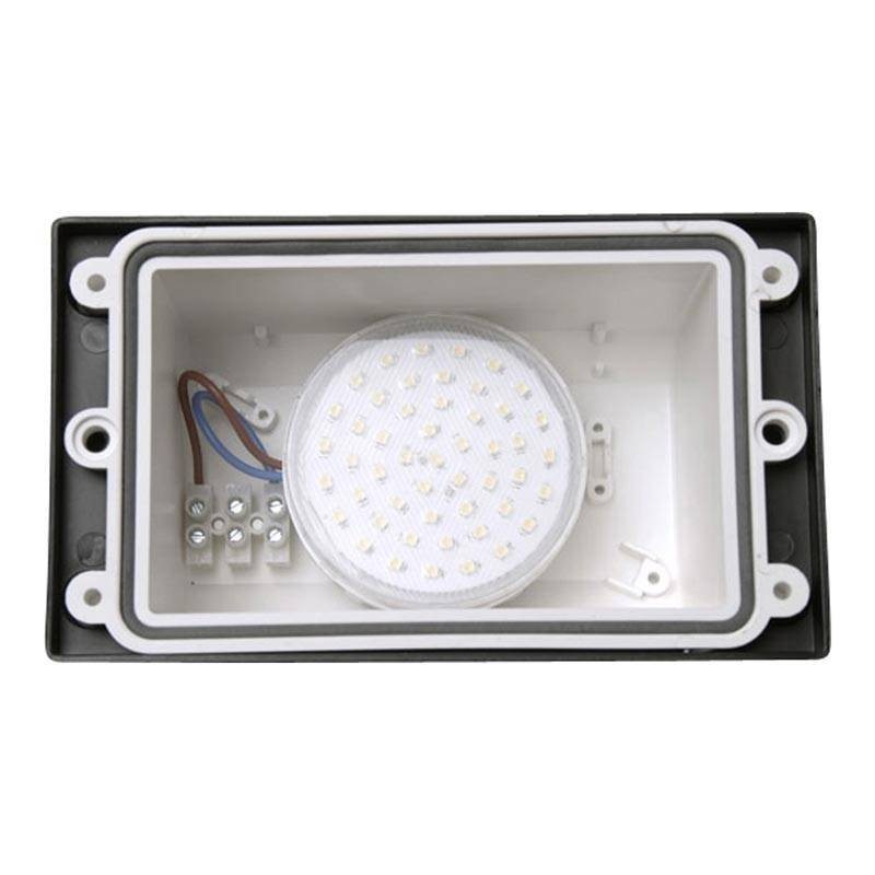 Segnapasso da Incasso in Resina LETI 200 HS Bianco IP66 con GX53 3W CCT