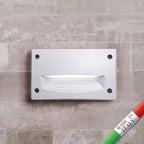 Segnapasso da Incasso in Resina LETI 200 HS Bianco IP66 con GX53 3W CCT