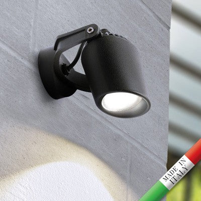 Faretto LED in Resina MINITOMMY EL Nero IP66 con GU10 6W CCT