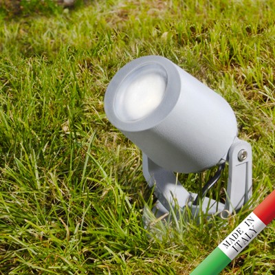 Faretto LED con Picchetto MINITOMMY SPIKE Grigio con GU10 3,5W CCT