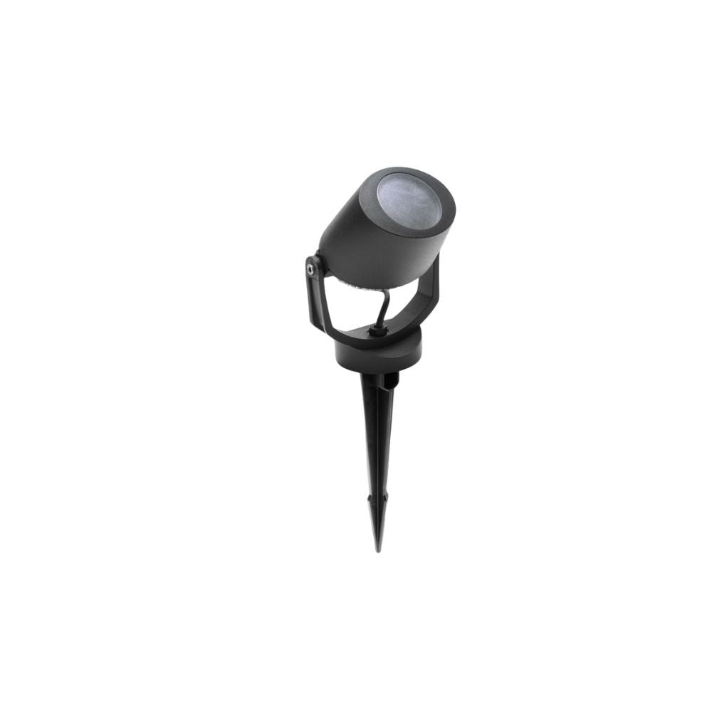 Faretto LED con Picchetto MINITOMMY SPIKE Nero con GU10 3,5W CCT