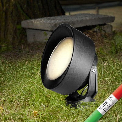 Faretto LED con Picchetto TOMMY EL SPIKE Nero IP66 con GX53 10W CCT