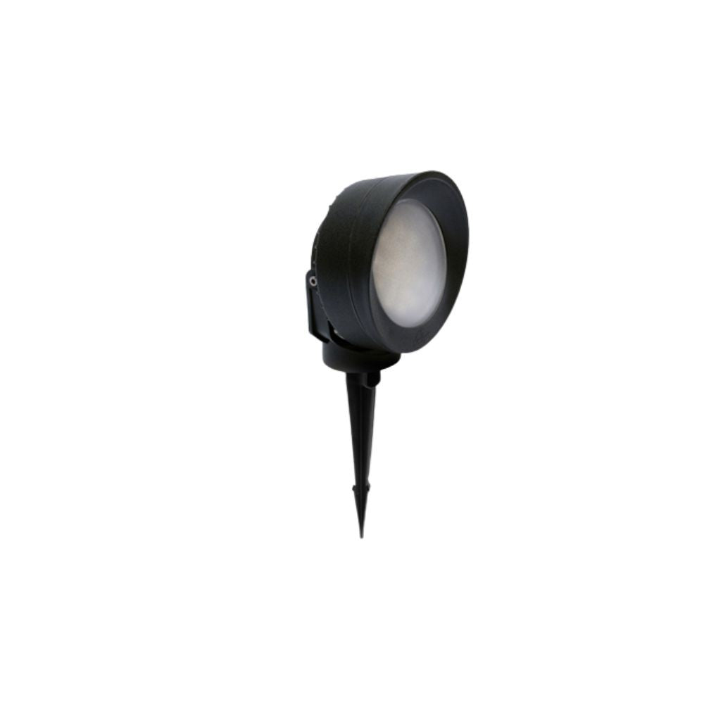 Faretto LED con Picchetto TOMMY EL SPIKE Nero IP66 con GX53 10W CCT