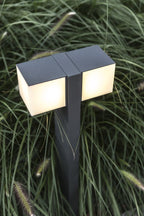 Lampione da Giardino CUBA 2L Grigio Scuro 24,4W 3000K IP54