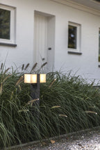 Lampione da Giardino CUBA 2L Grigio Scuro 24,4W 4000K IP54