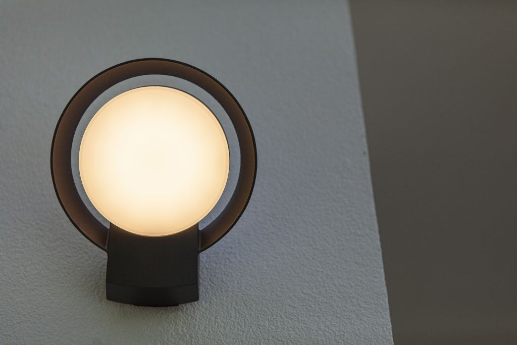 Applique Lampada da Parete POLO Grigio Scuro 15W 3000K IP54
