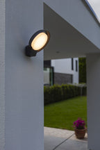 Applique Lampada da Parete POLO Grigio Scuro 15W 3000K IP54