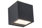 Applique Lampada da Parete GEMINI Grigio Scuro 9W 4000K IP54