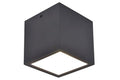 Applique Lampada da Soffitto GEMINI Grigio Scuro 7W 4000K IP65