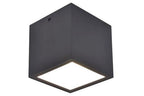 Applique Lampada da Soffitto GEMINI Grigio Scuro 7W 4000K IP65