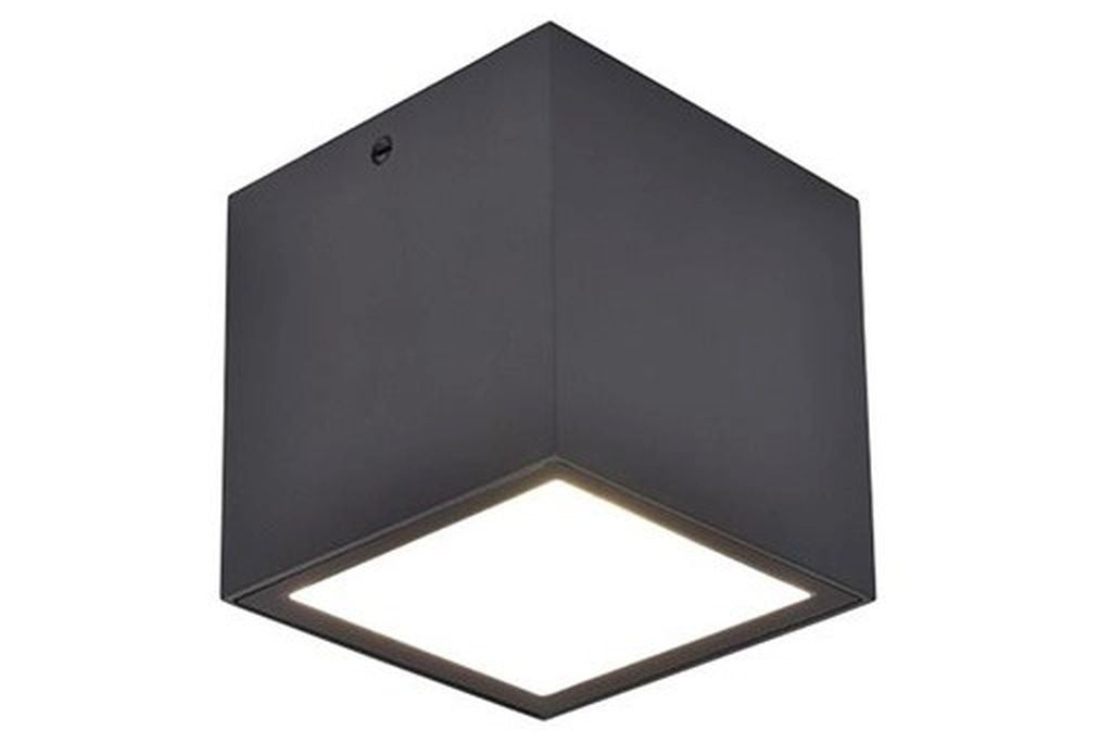 Applique Lampada da Soffitto GEMINI Grigio Scuro 7W 4000K IP65