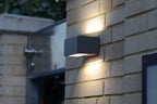 Applique Lampada da Parete GEMINI Up&Down Grigio Scuro 10,5W 4000K IP54