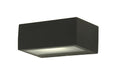 Applique Lampada da Parete GEMINI Grigio Scuro E27 Max 40W IP44