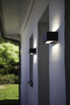 Applique Lampada da Parete GEMINI Grigio Scuro 21W 4000K IP54
