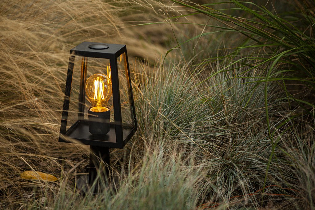 Lampioncino da Giardino FIA Nero Opaco E27 Max 40W IP44