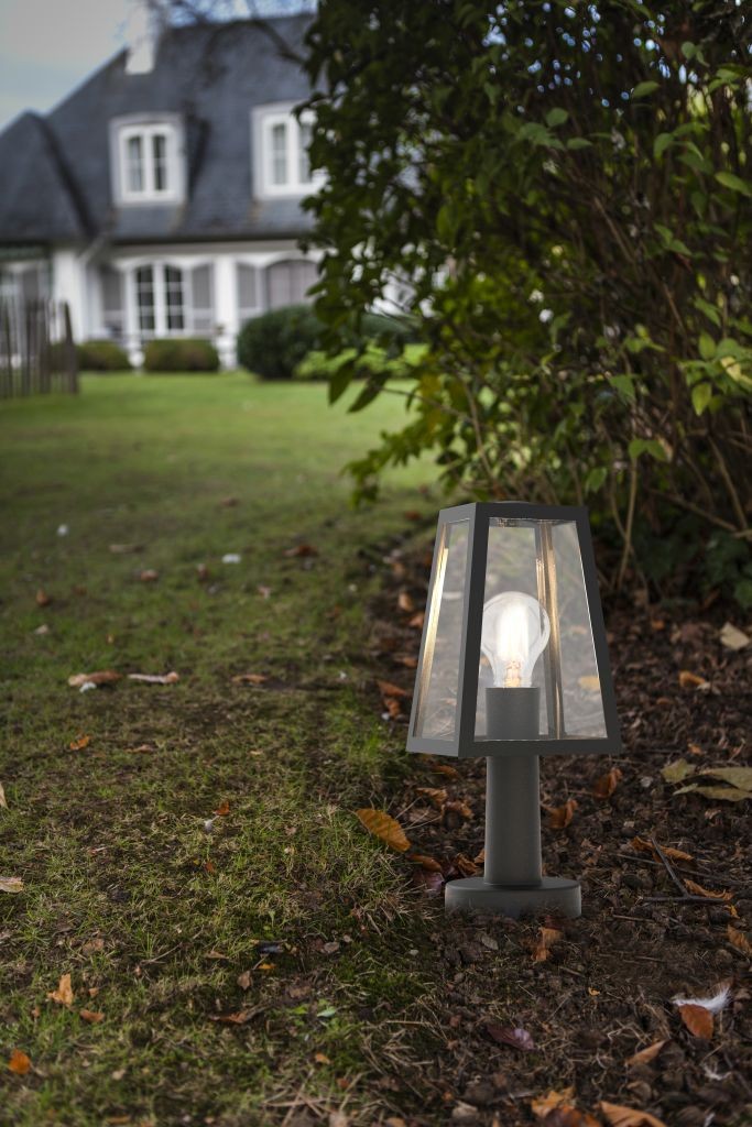 Lampioncino da Giardino FIA Nero Opaco E27 Max 40W IP44